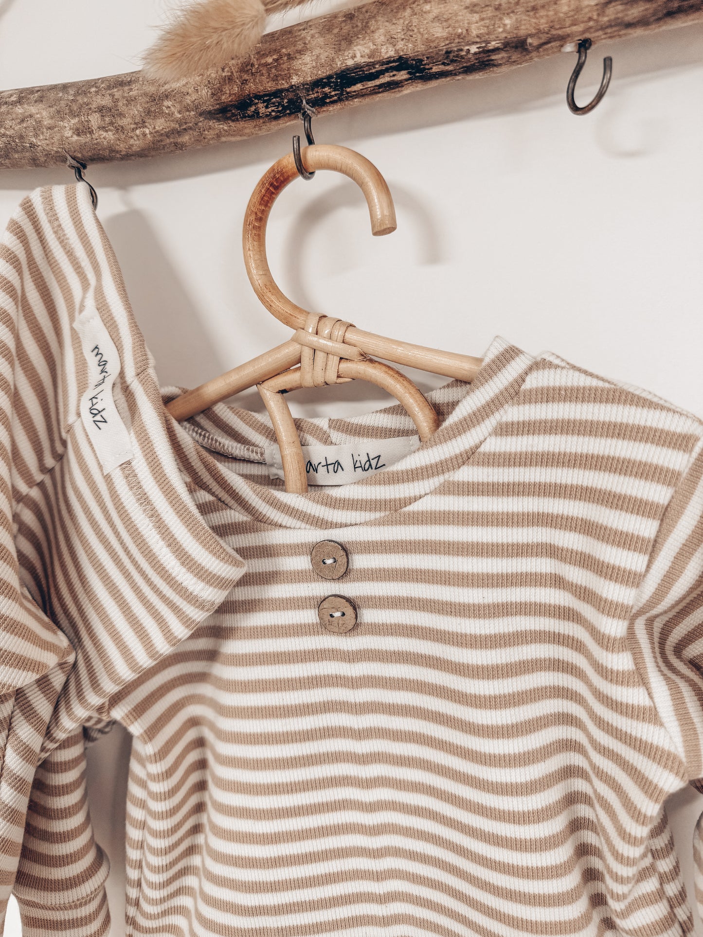 Oversize Shirt Bisquit Stripes