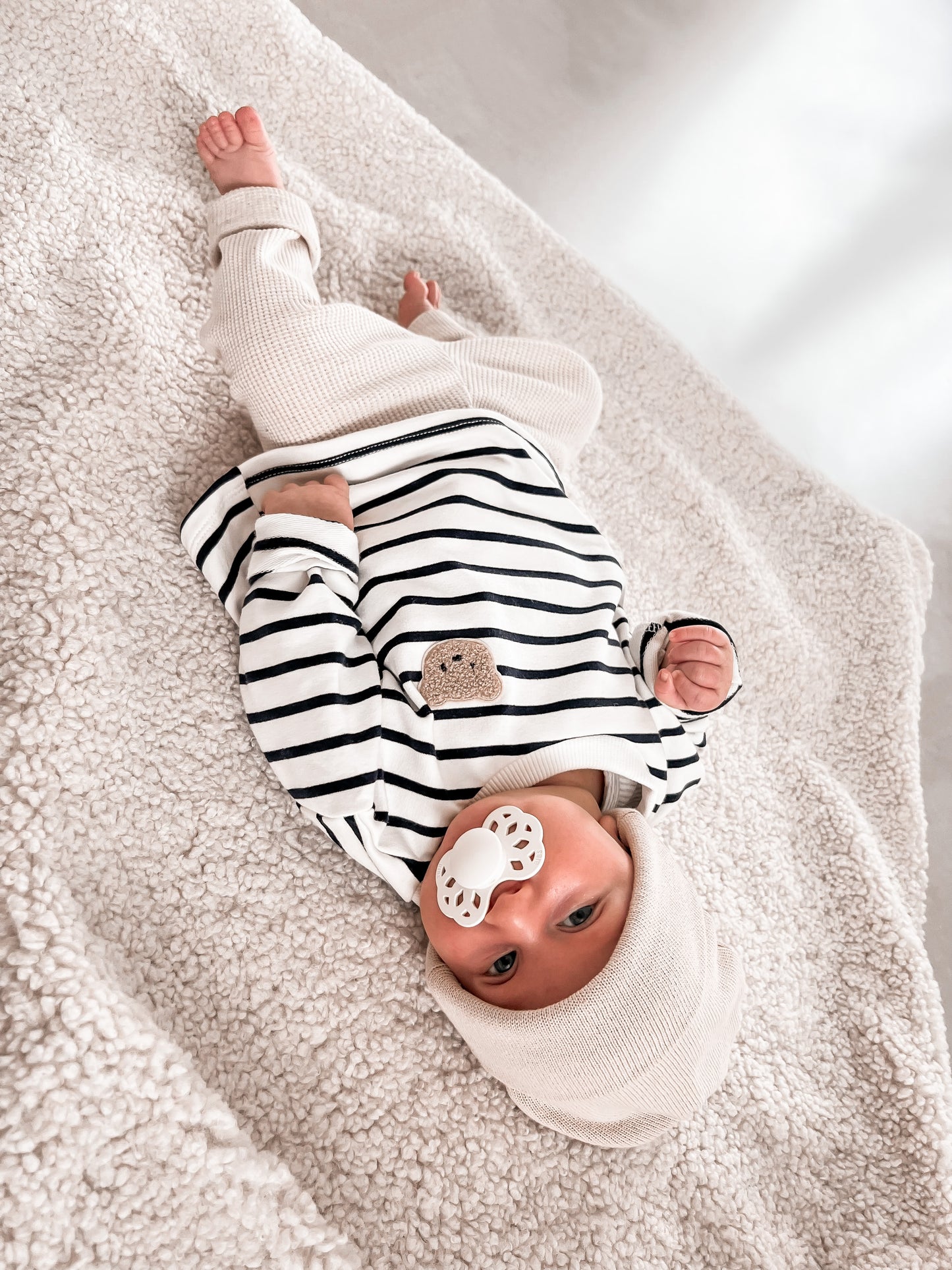 MiniBear meets Stripes Oversize Shirt