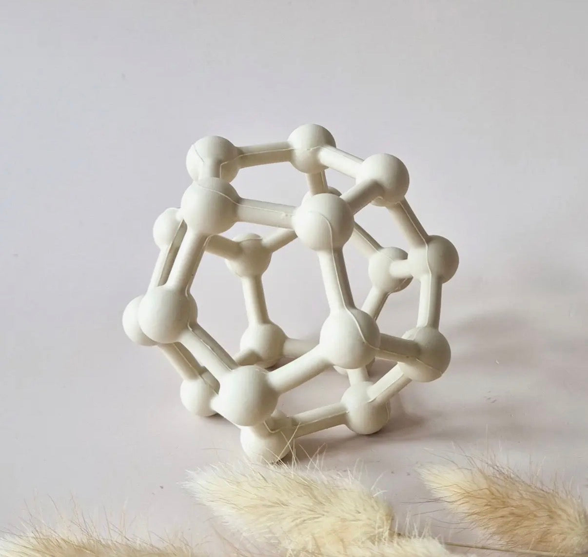 Flexibler Silikon Motorikball Beige