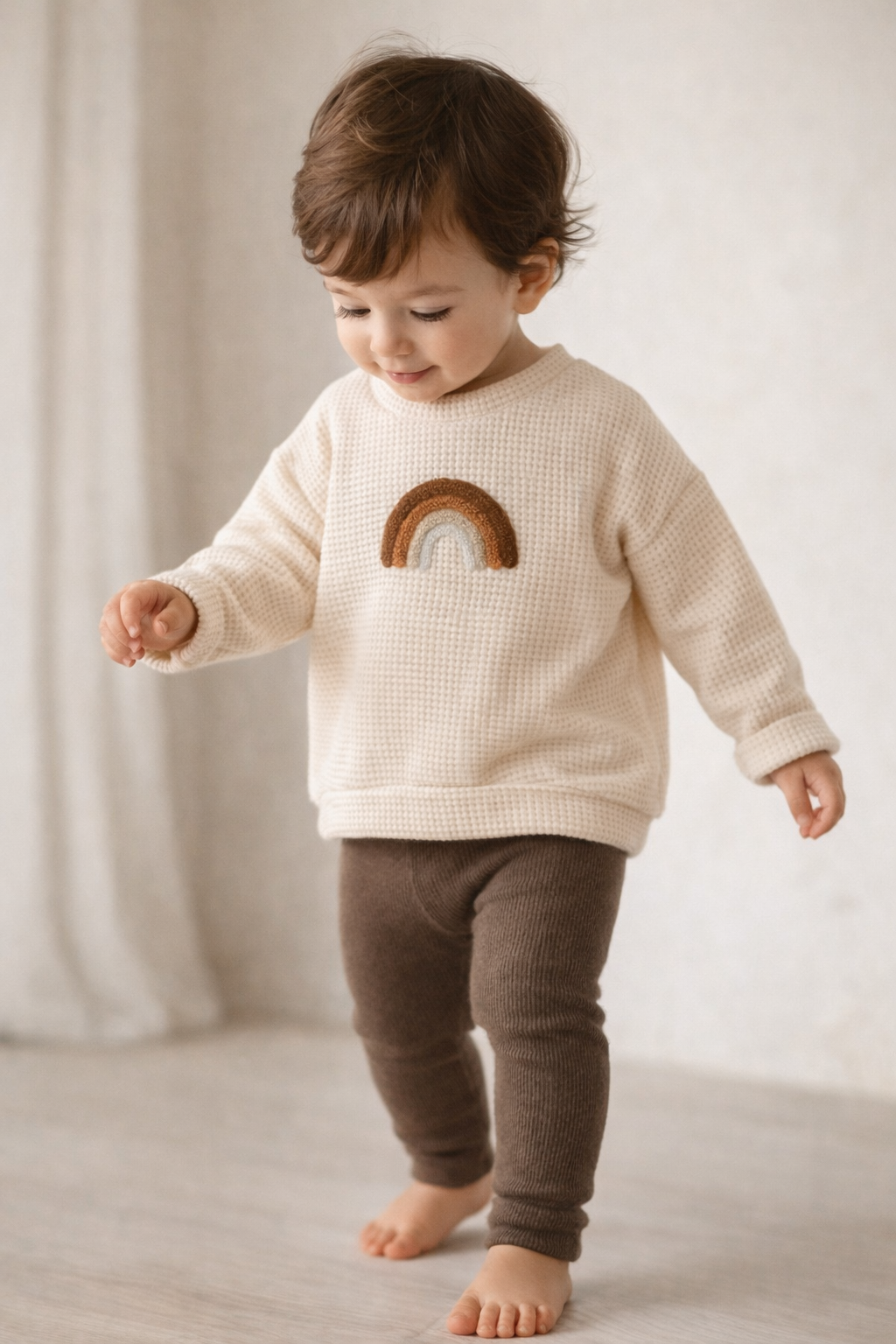 Waffel Sweater Rainbow