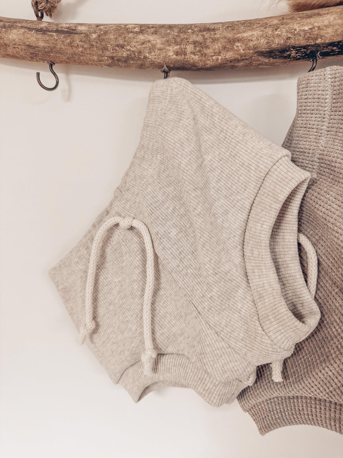 Shortie Rib Sand meliert