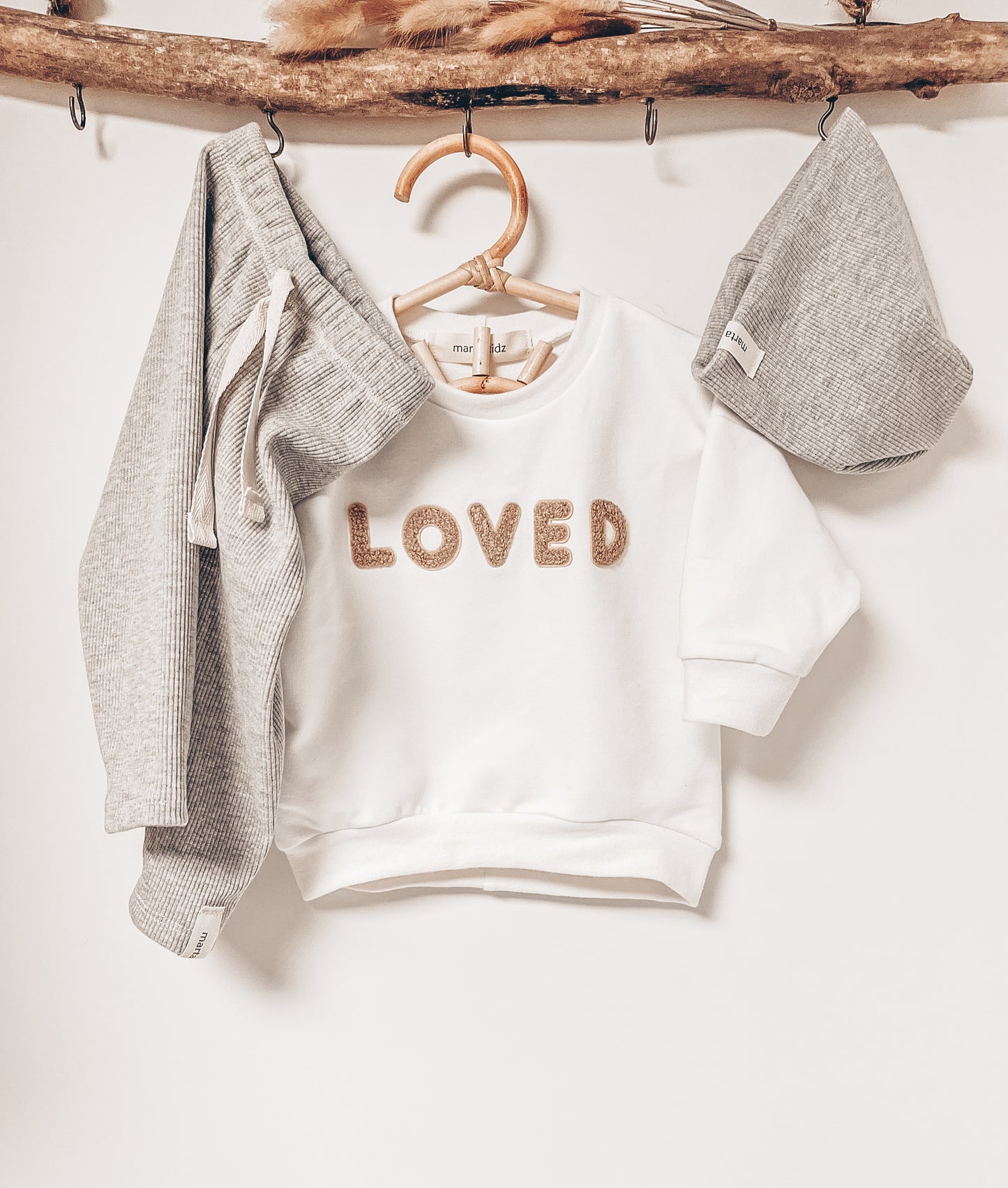 Simple Beanie Rib lightgrey