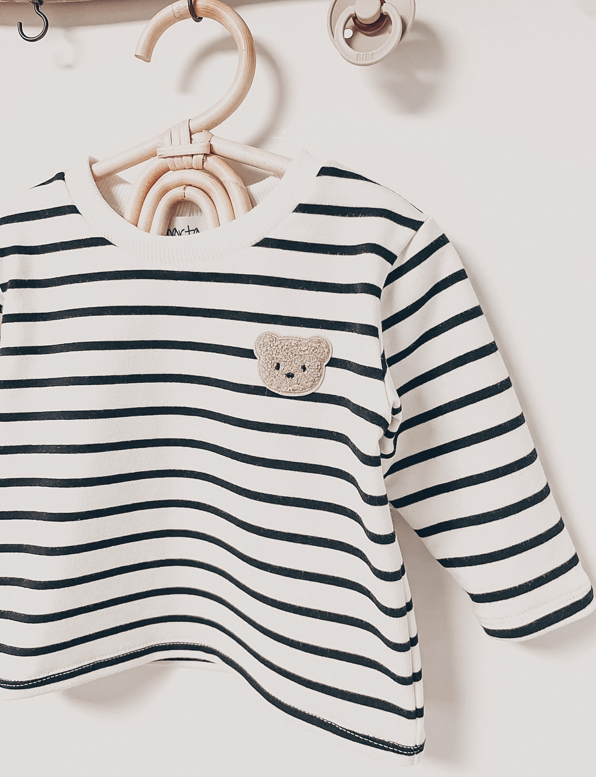 MiniBear meets Stripes Oversize Shirt