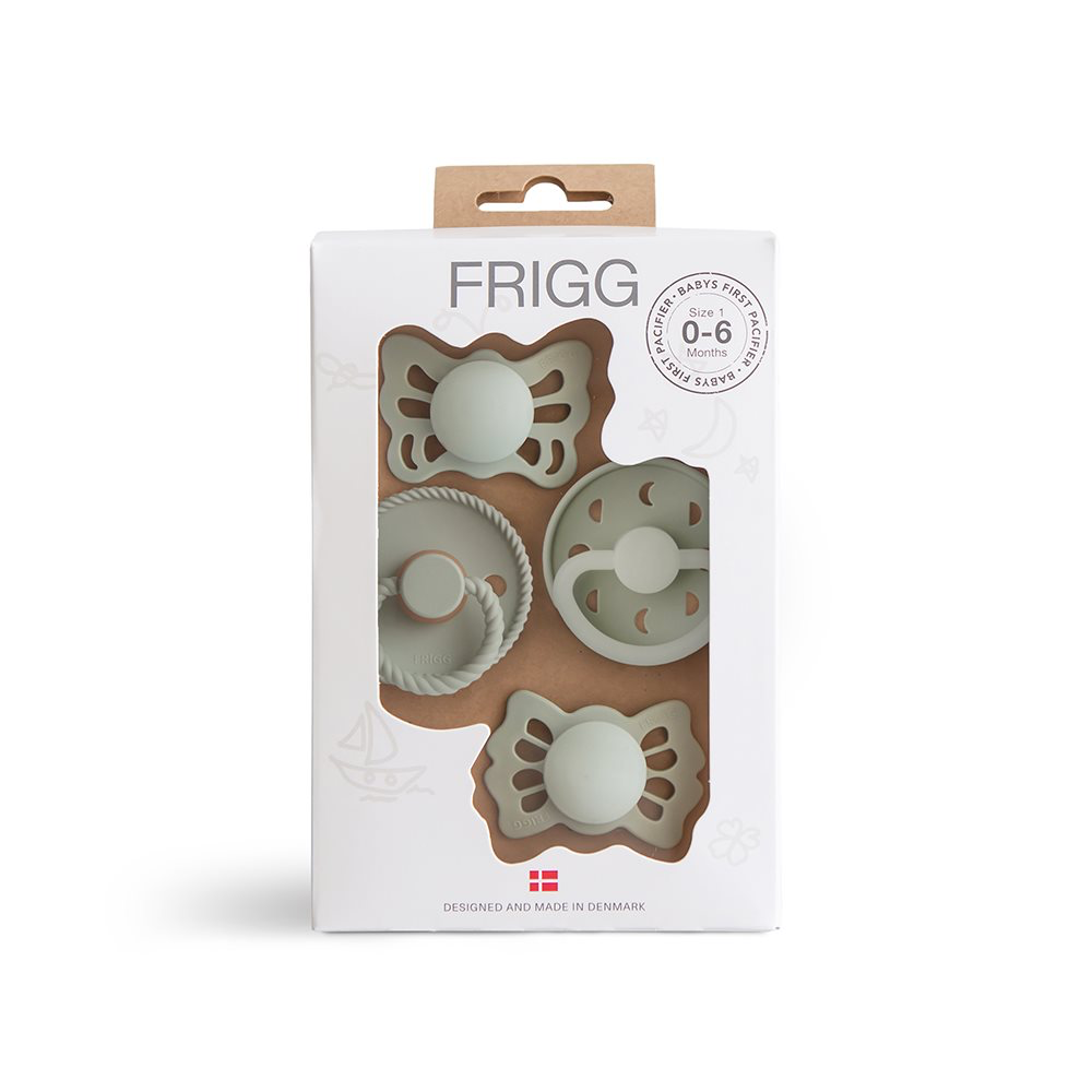 Frigg Babys First Pacifier 4er Pack Coloroptions
