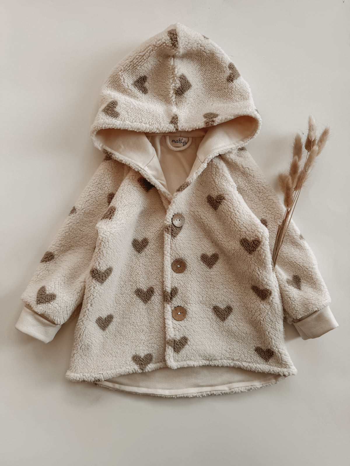Teddy Jacke Hearts