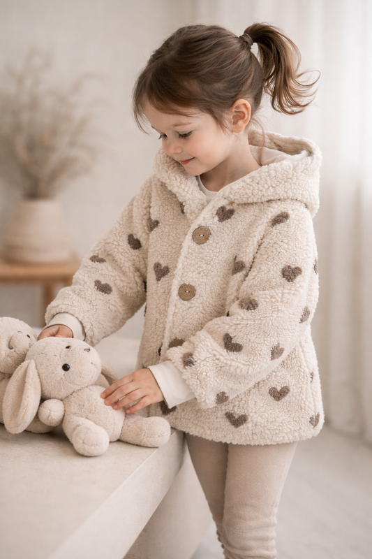 Teddy Jacke Hearts