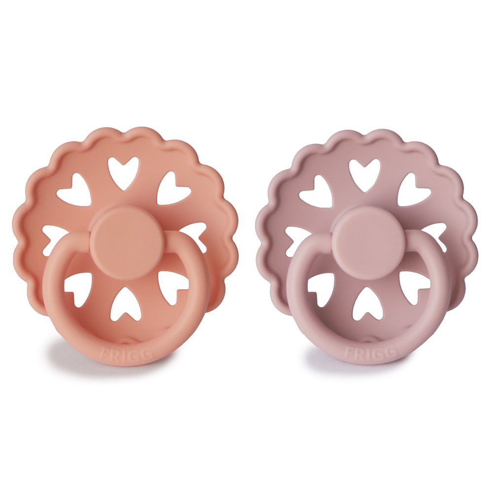 2 Pack Pacifier Frigg Fairytale Peach/Thumbelina Size 2