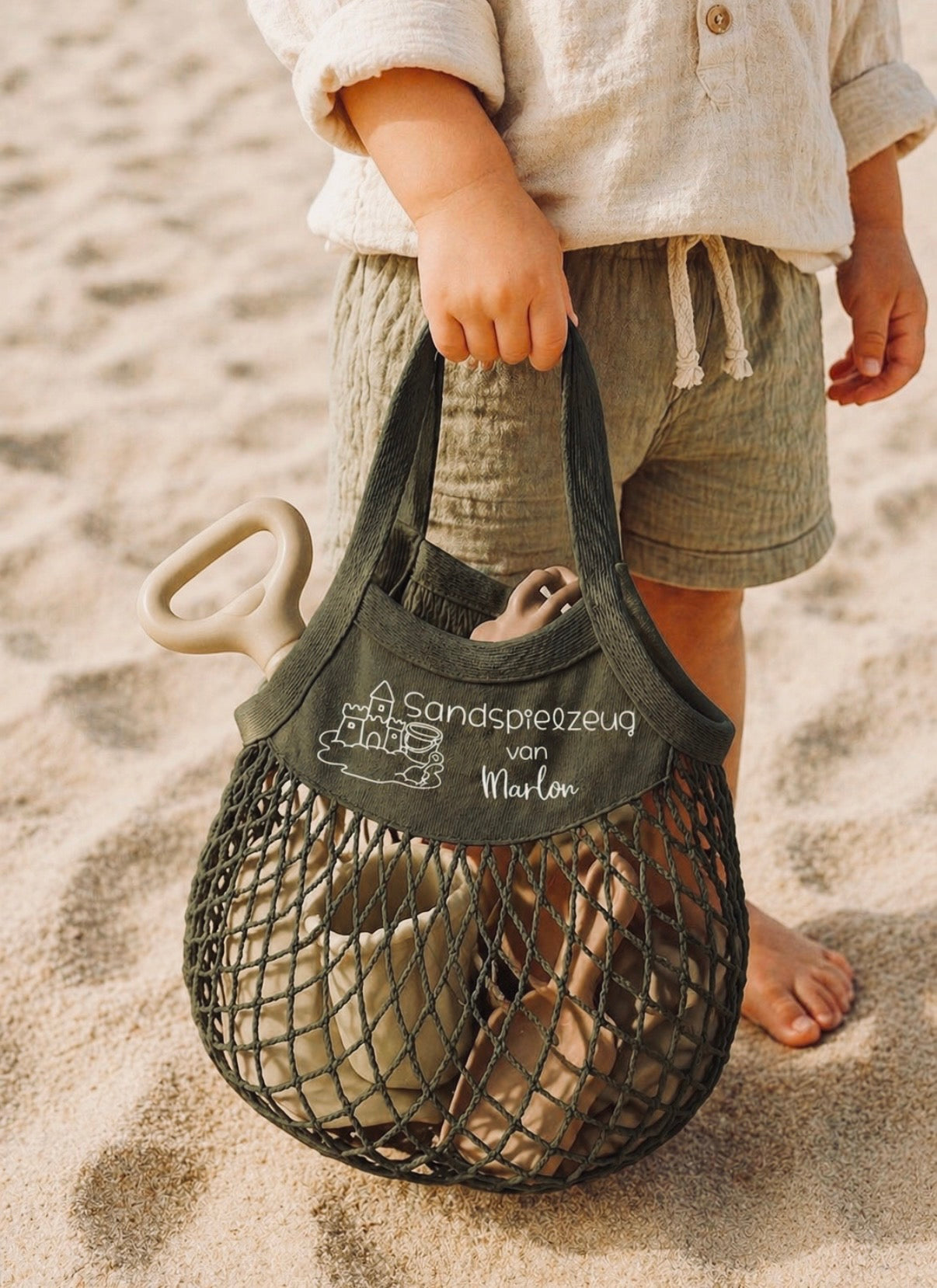 Sandspielzeugtasche personalisierbar