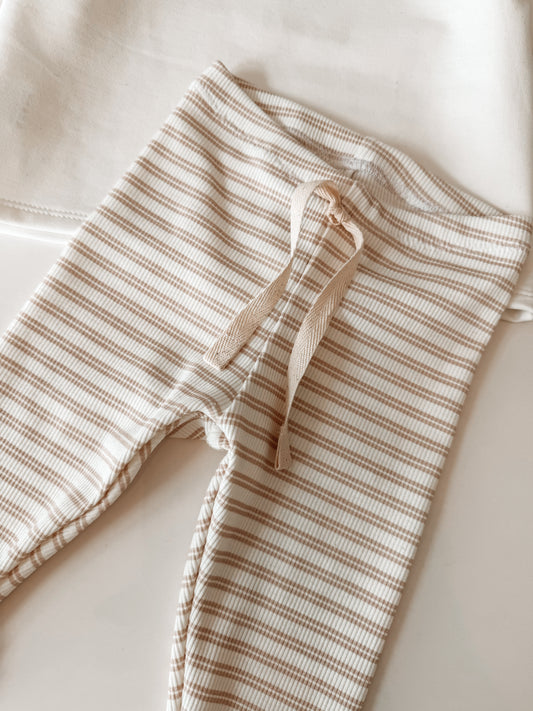 Double Stripes Rib Leggings