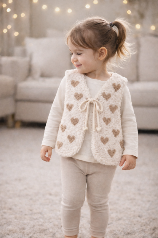 Teddy Weste Hearts