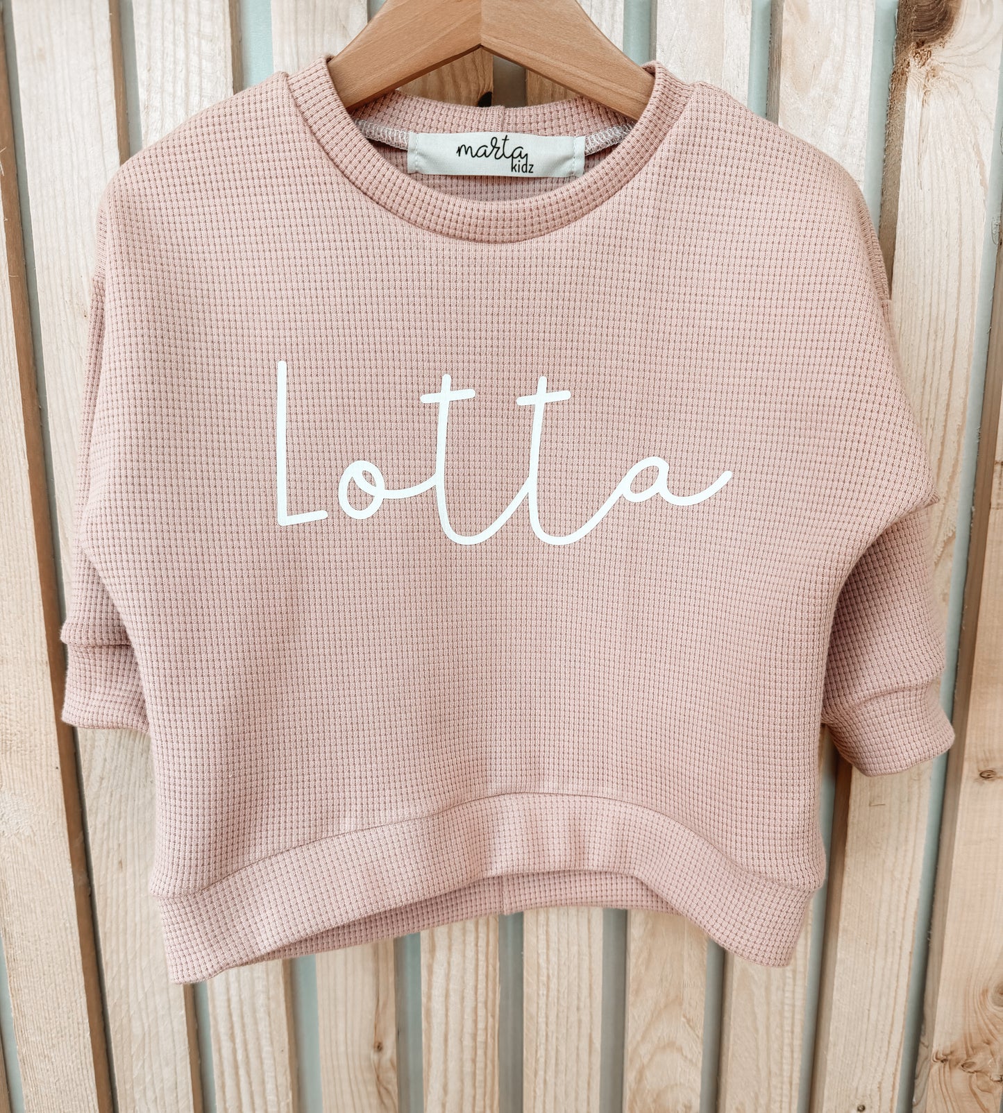 Waffel Sweater Personalisiert (Coloroptions)