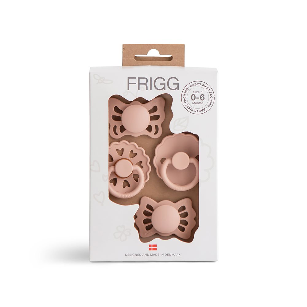Frigg Babys First Pacifier 4er Pack Coloroptions