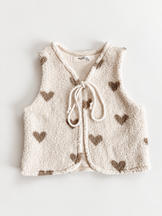 Teddy Weste Hearts