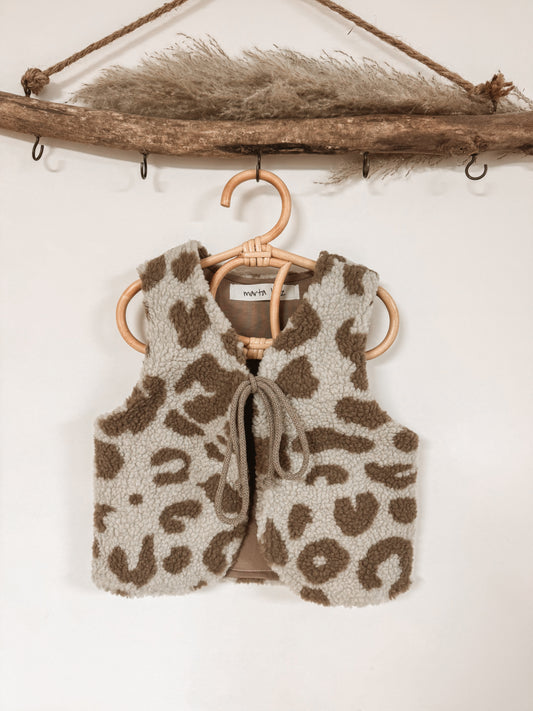 Teddy Weste Leo brown sand