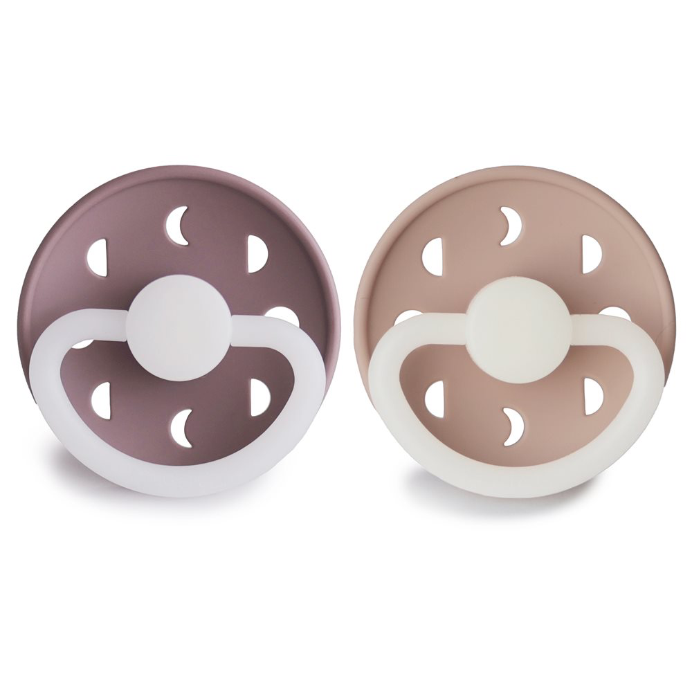 2 Pack Pacifier Frigg Night Size 2 Coloroptions