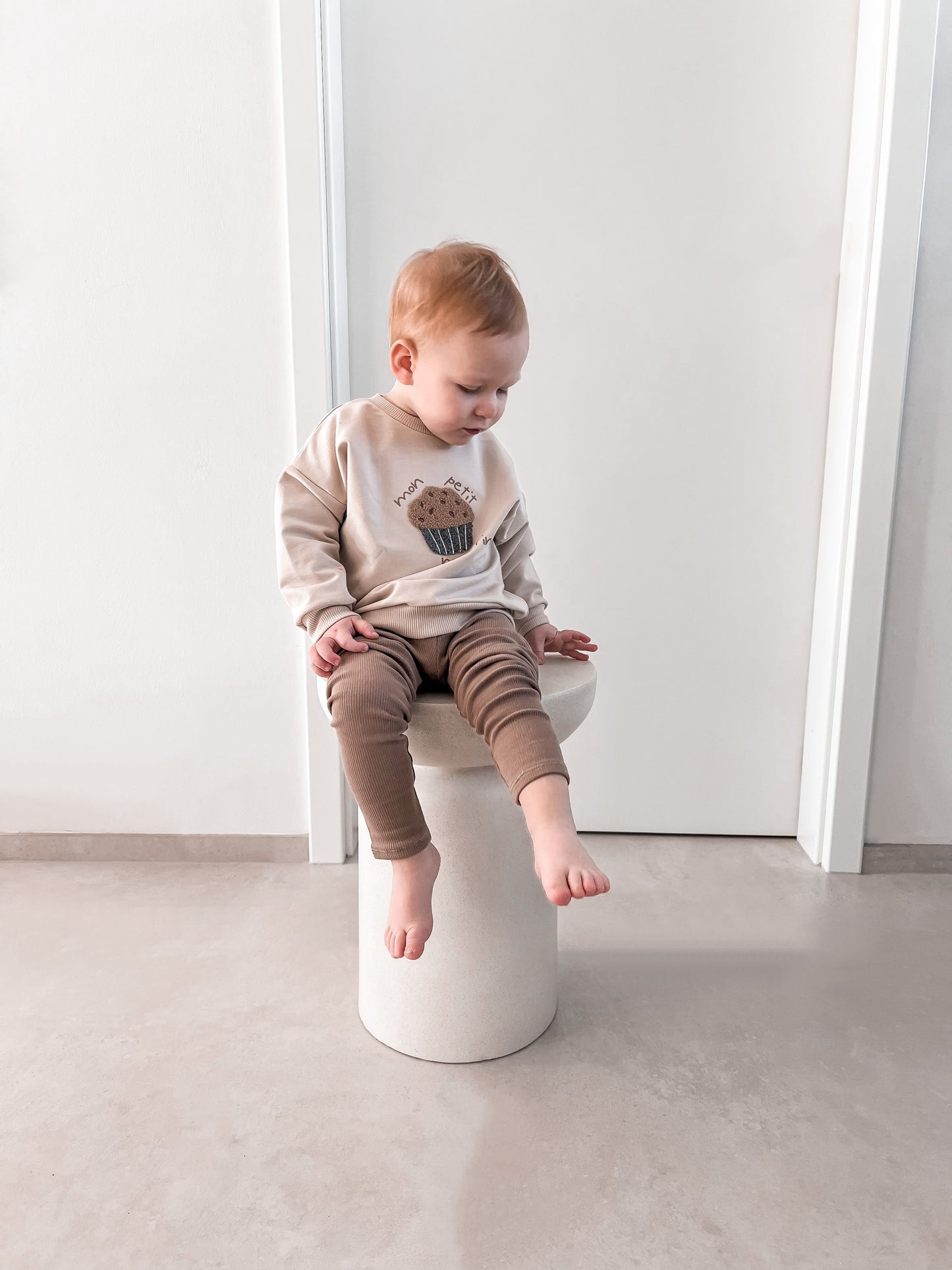 Rib Leggings Cappuccino