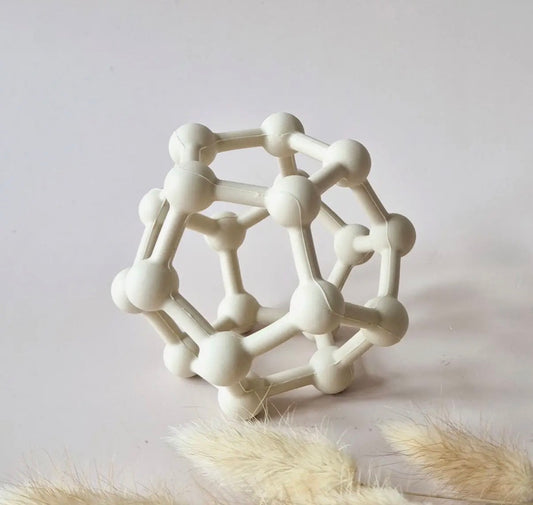 Flexibler Silikon Motorikball Beige