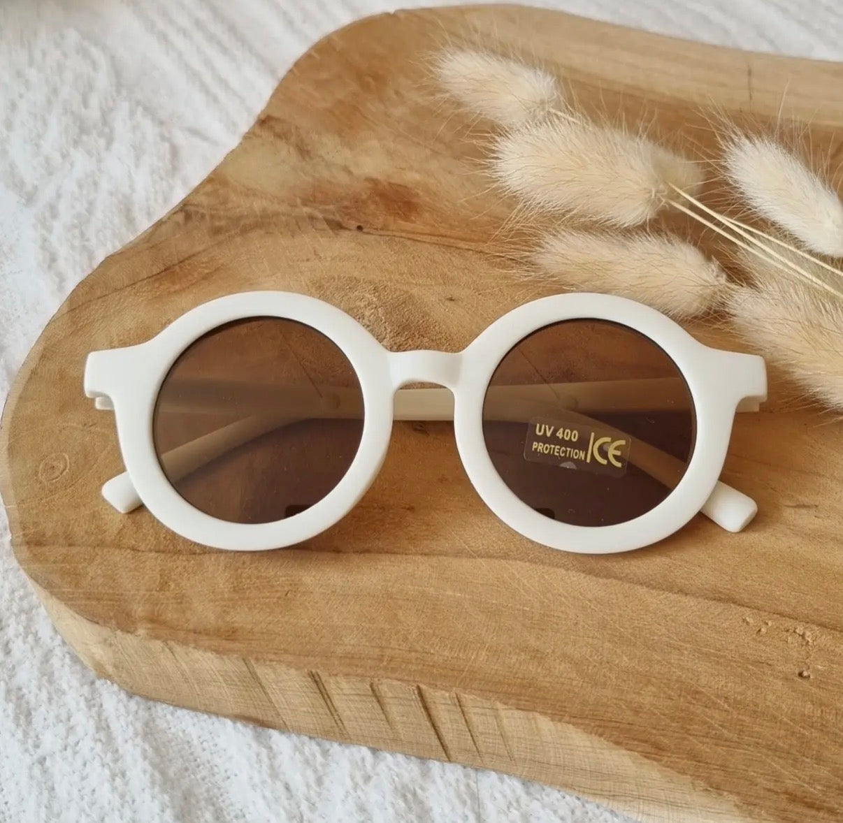 Kinder Sonnenbrille UV400 Schutz Beige