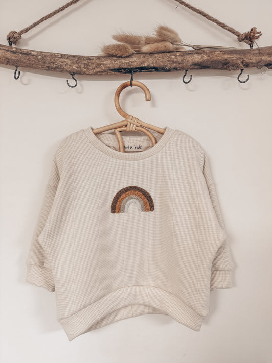 Waffel Sweater Rainbow