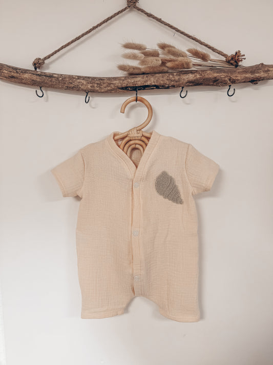 Short Onepiece Musselin Shell