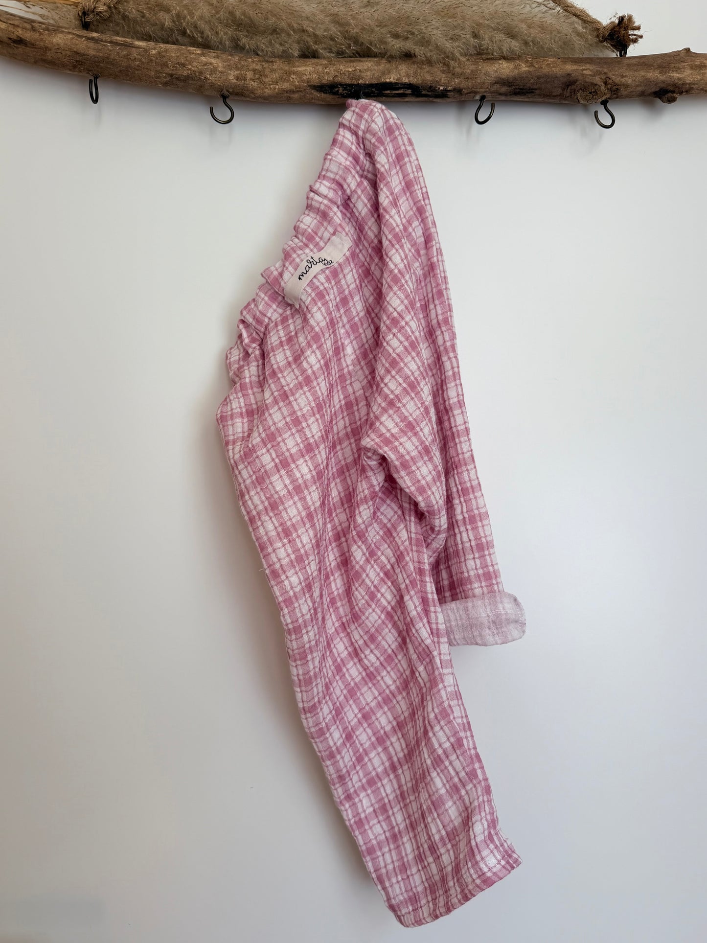 Musselinhose Double Karo