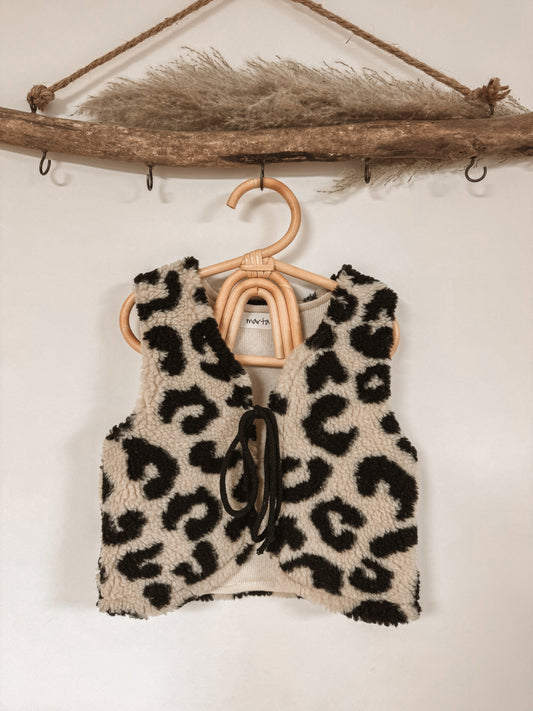 Teddy Weste Leo black cream