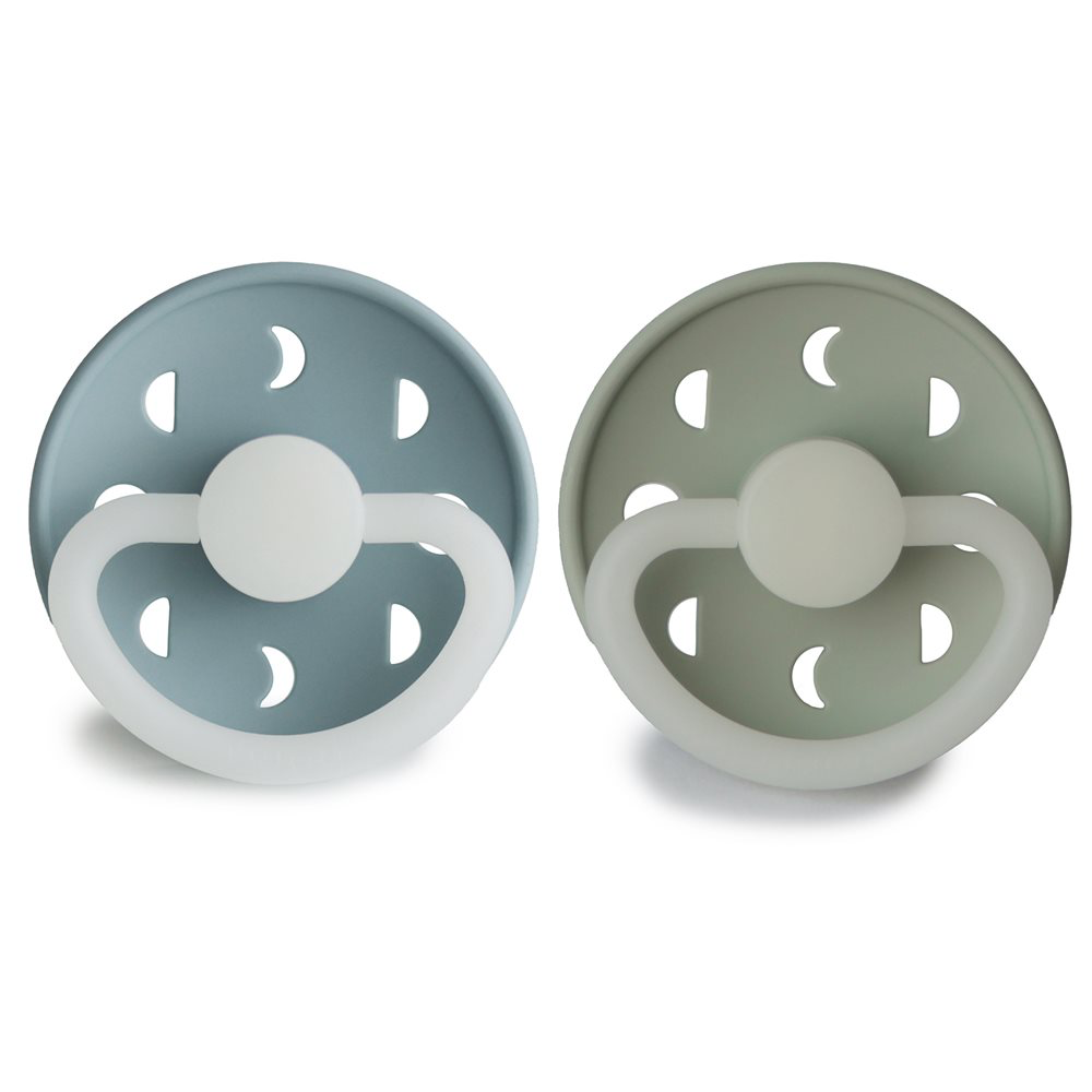2 Pack Pacifier Frigg Night Size 2 Coloroptions