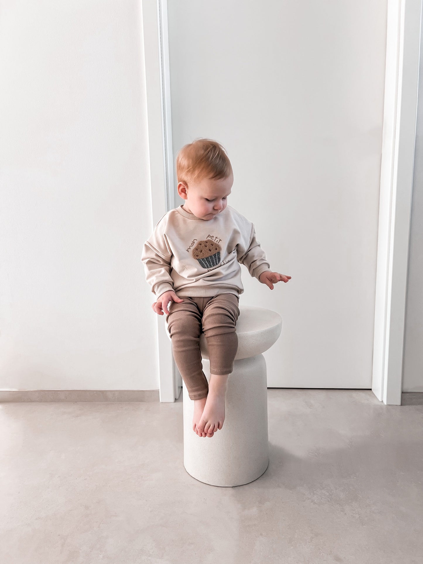 Rib Leggings Cappuccino