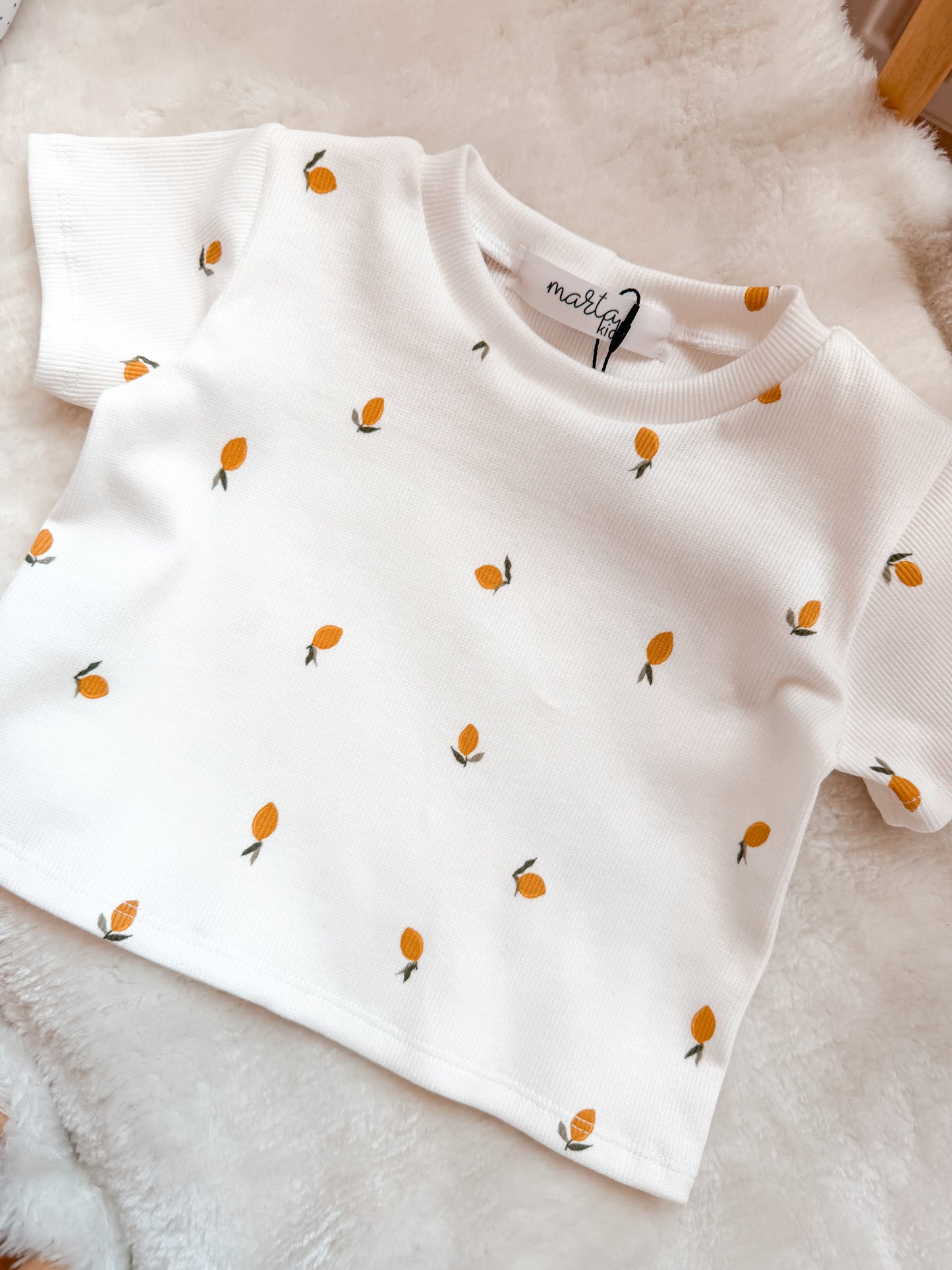 Rib T-Shirt Lemons