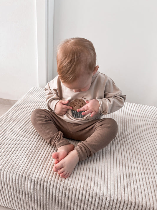 Rib Leggings Cappuccino