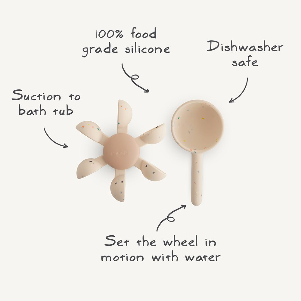 Mushie Wasserrad Badespielzeug