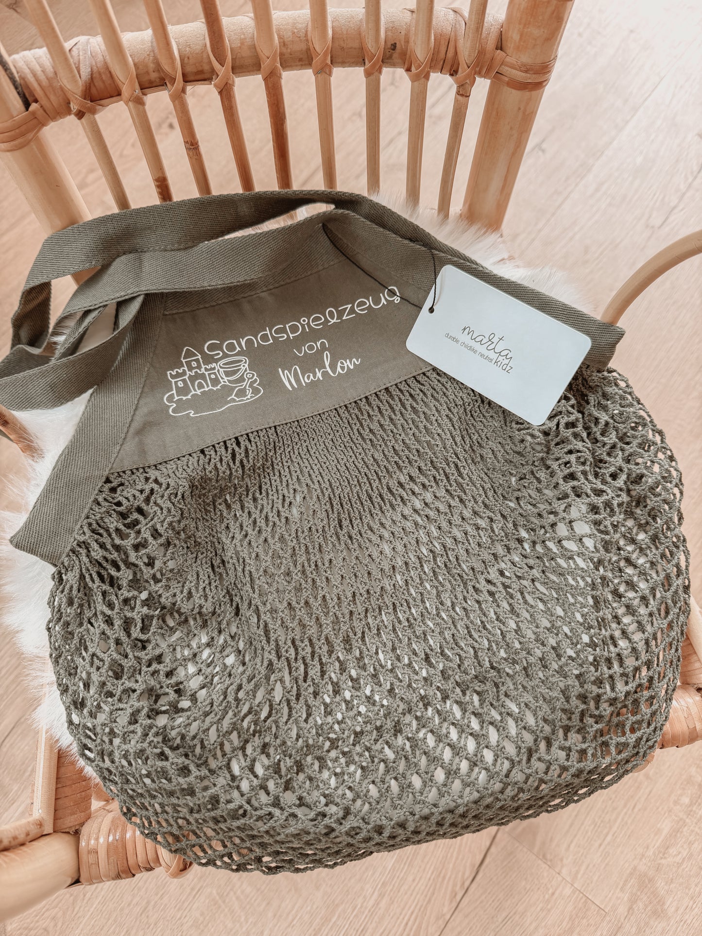 Sandspielzeugtasche personalisierbar