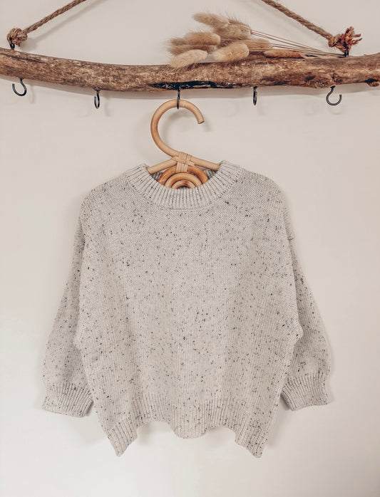 Baumwollstrick Sweater Salt’n’Pepper